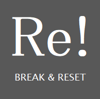 Re！：経営脳の自主トレガイドブログ：re-set.coachのロゴ：BREAK & RESET